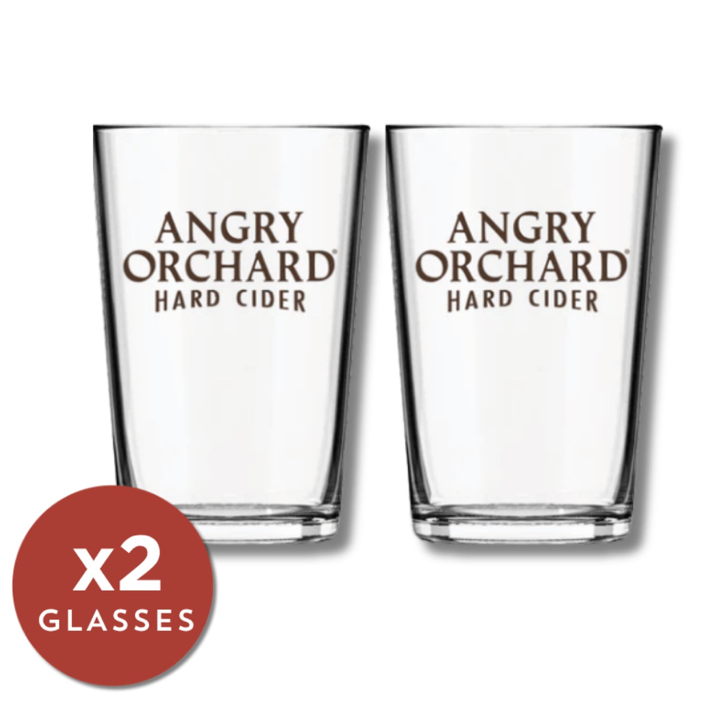 Angry Orchard Pint Glasses