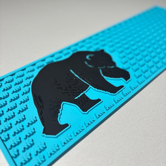 Bear Island Rubber Bar Runner