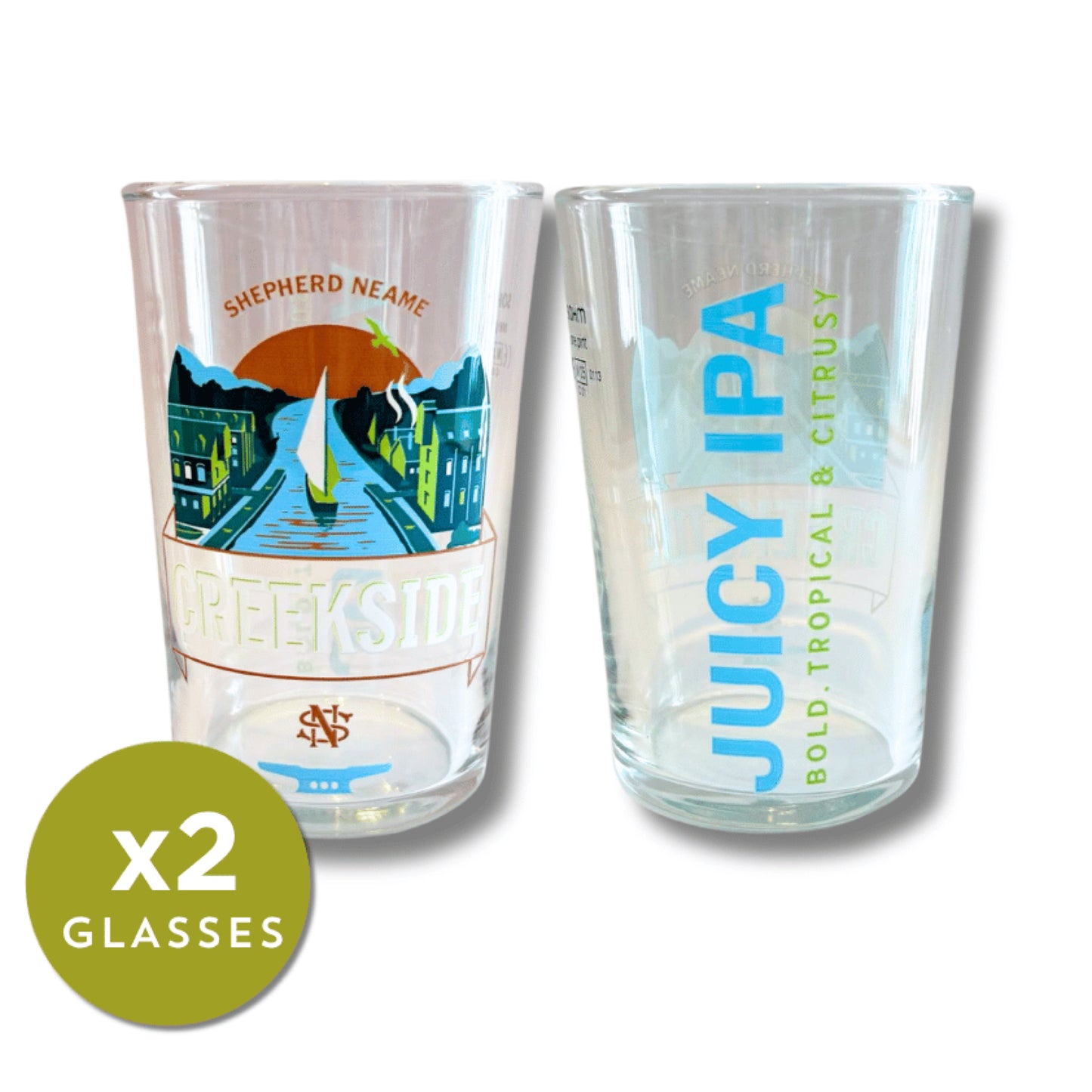 Creekside Pint Glasses