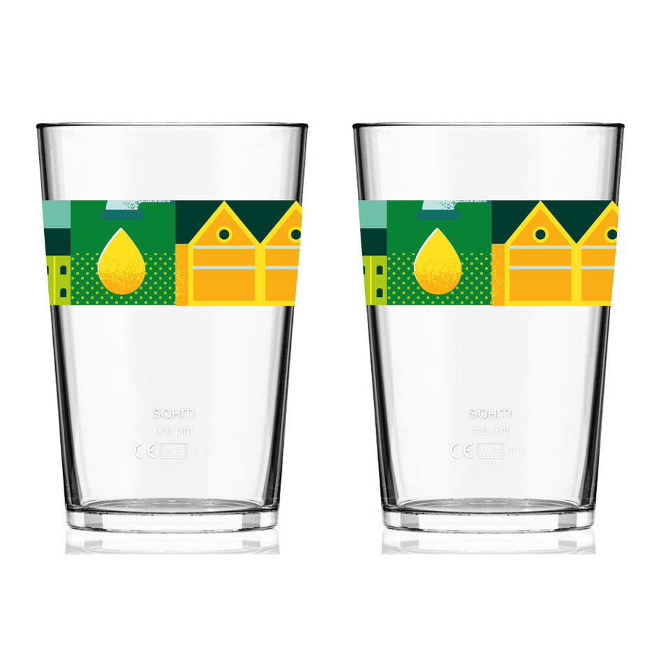 First Drop Pint Glasses