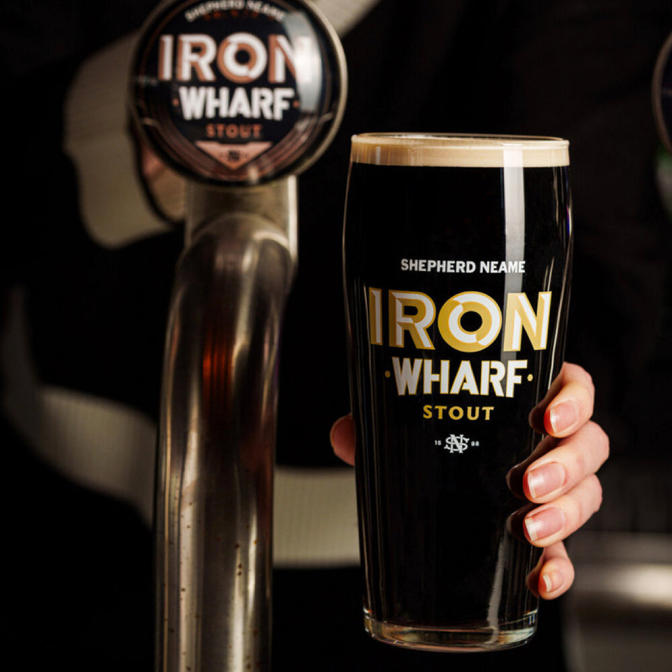 Iron Wharf Pint Glasses