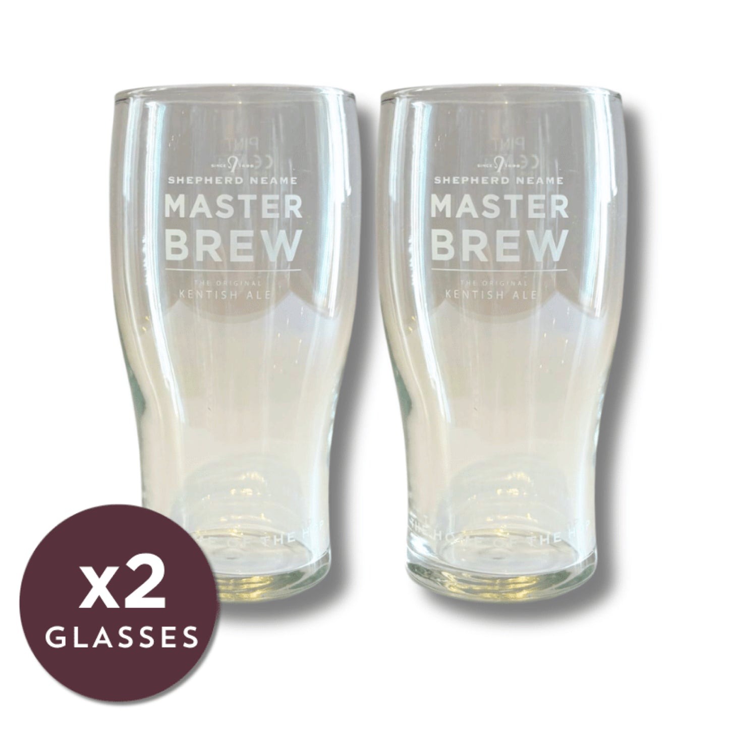 Master Brew Pint Glasses