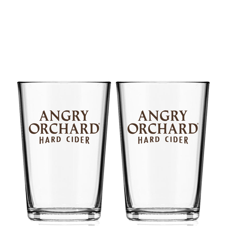Angry Orchard Pint Glasses