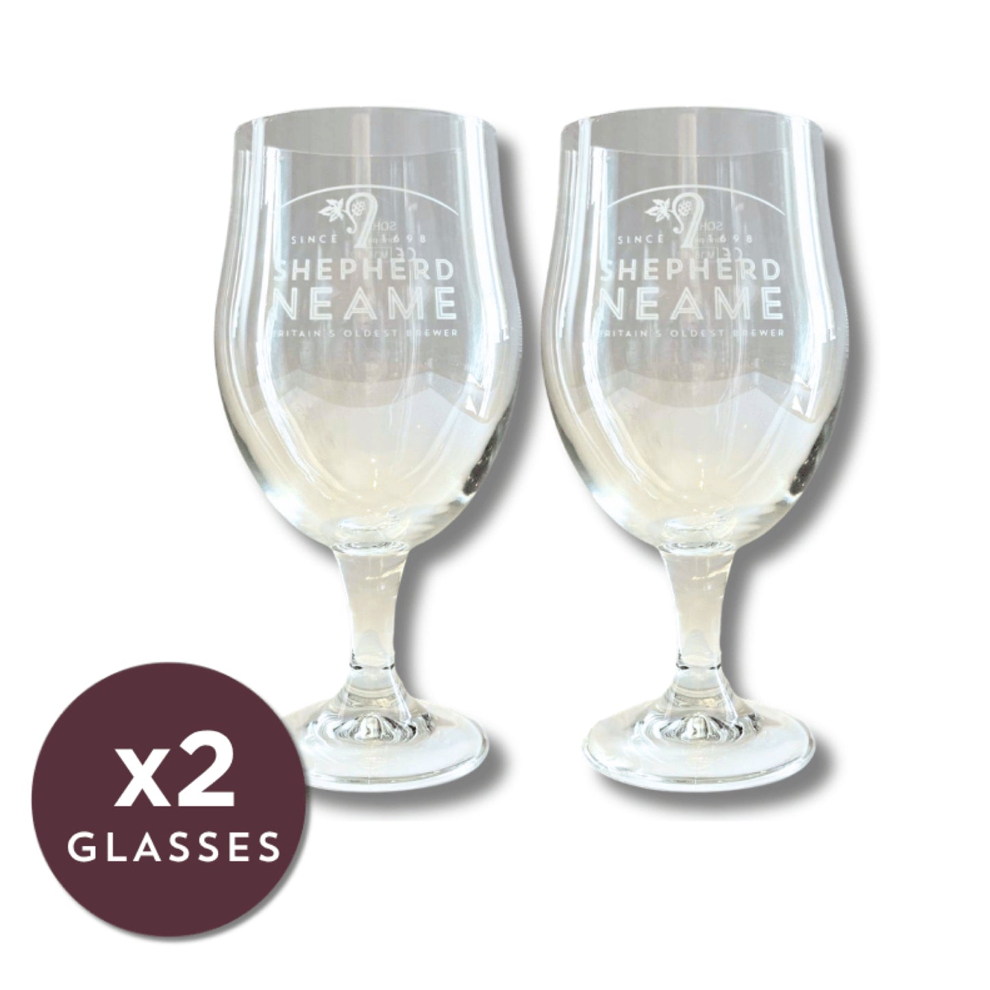 Shepherd Neame Pint Goblets