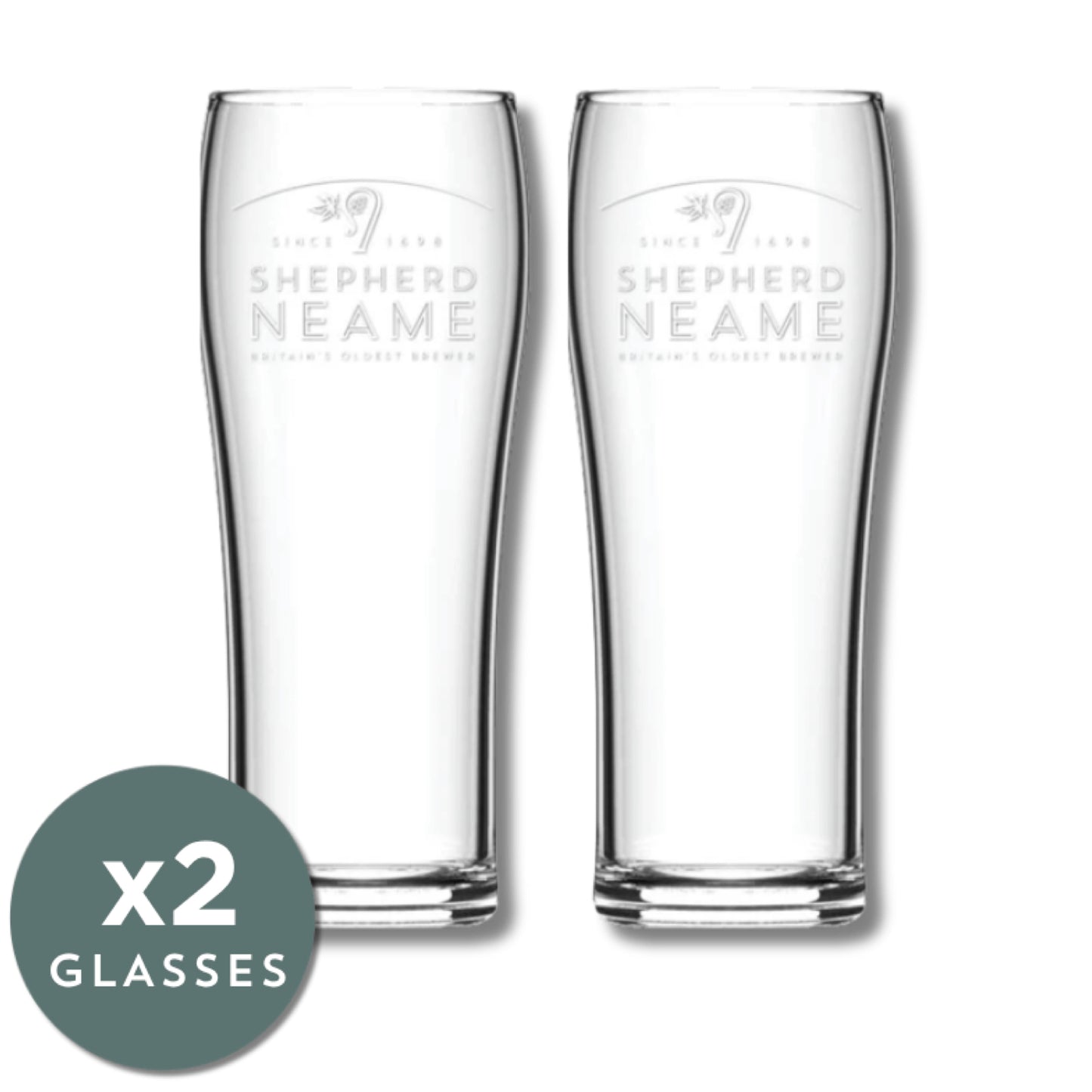 Shepherd Neame Pint Glasses