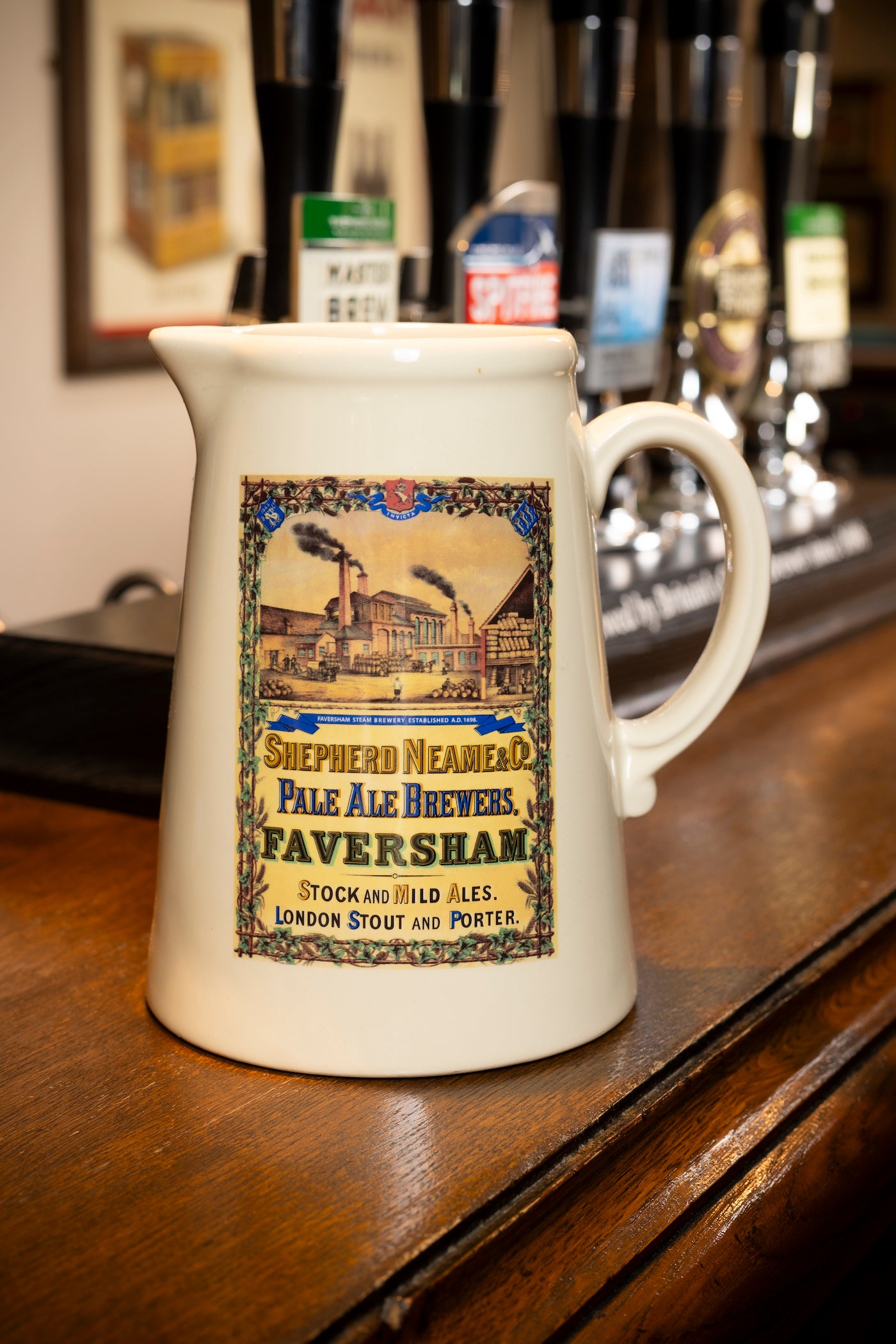 Shepherd Neame Ceramic Jug