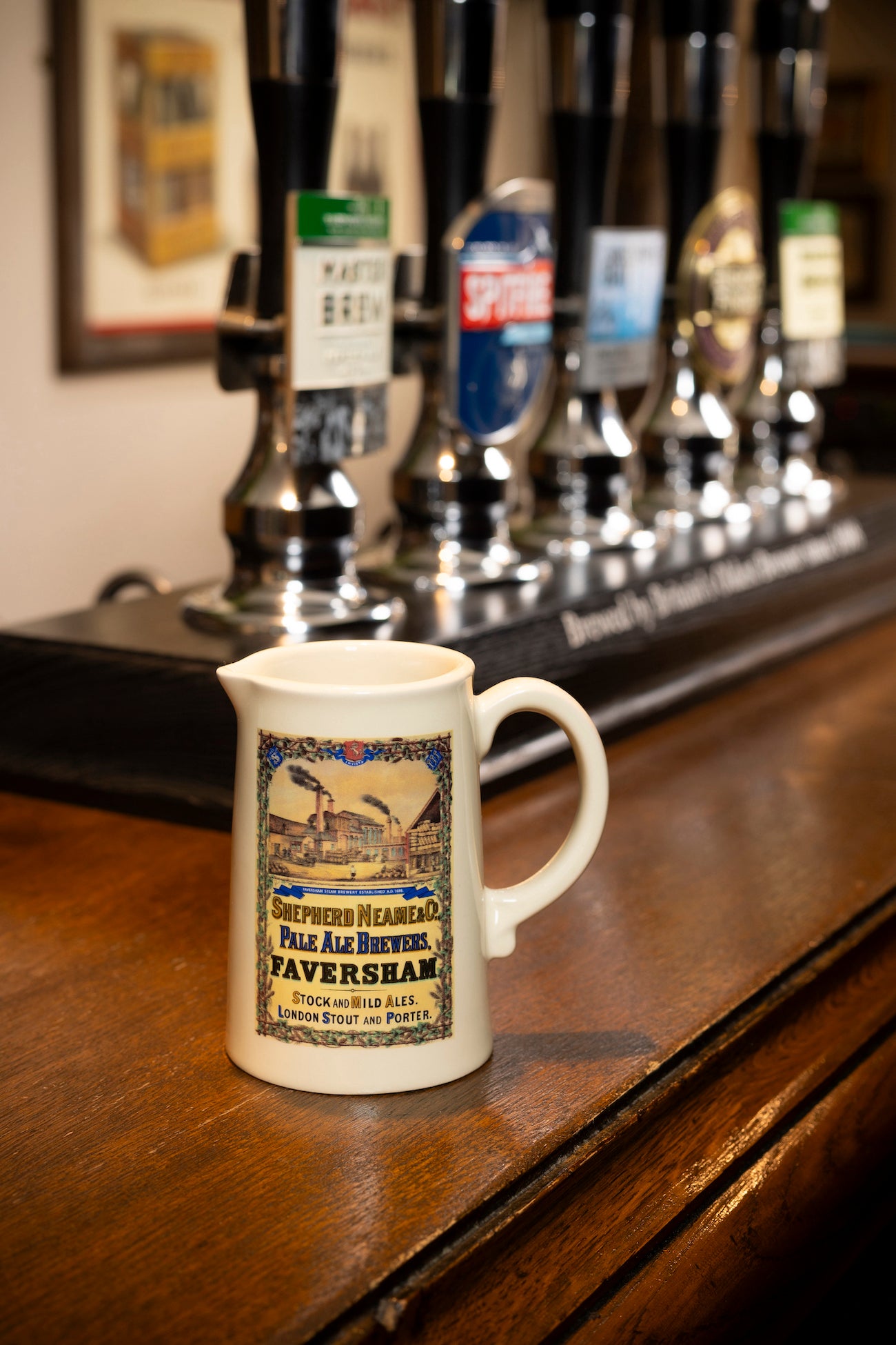 Shepherd Neame Ceramic Jug
