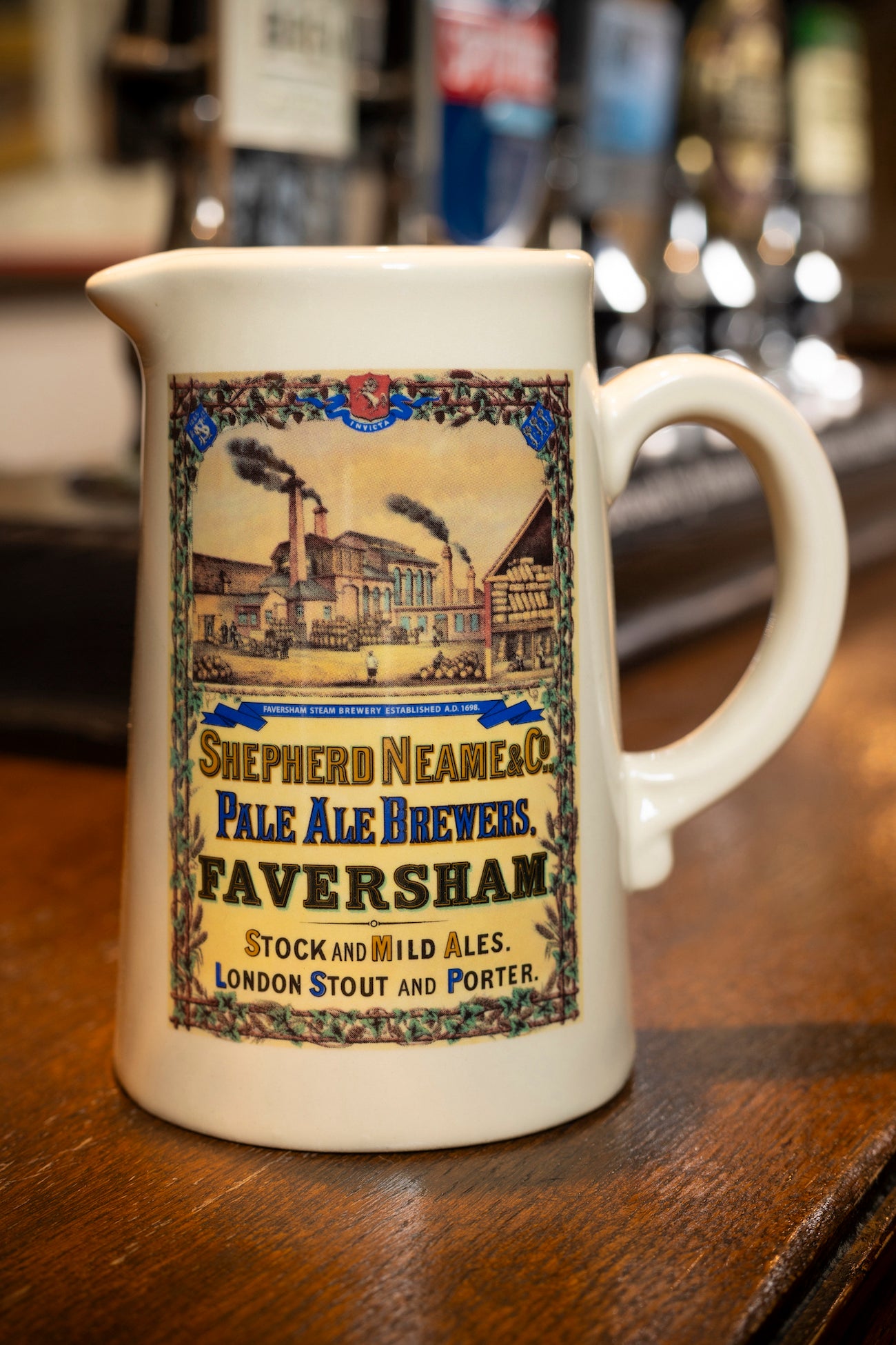 Shepherd Neame Ceramic Jug
