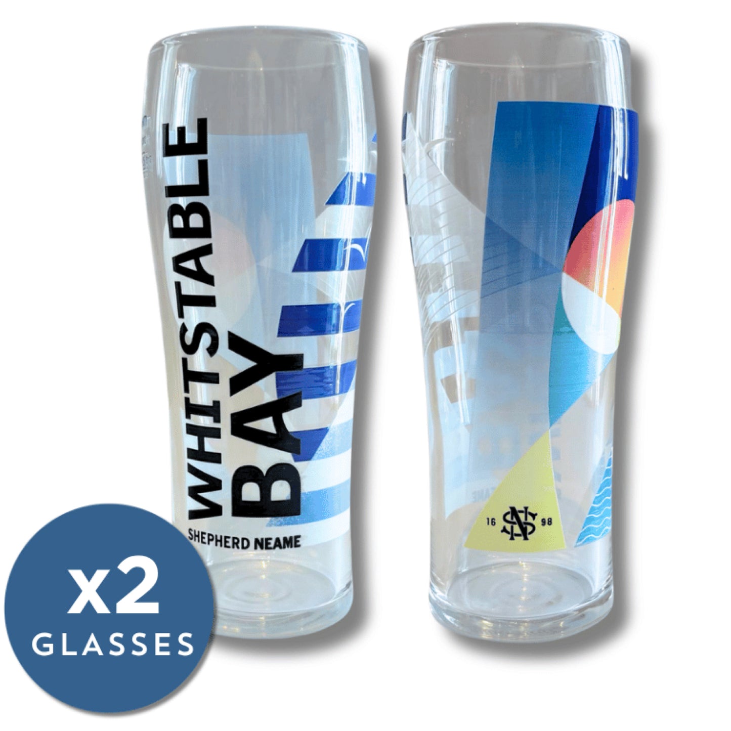 Whitstable Bay Pint Glasses